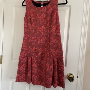 Xhilaration Red Floral Mini Dress